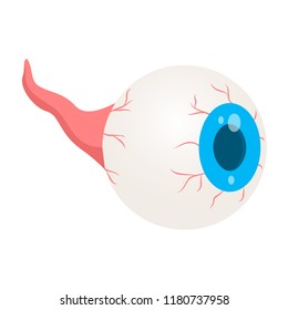 Zombie eye icon. Isometric of zombie eye vector icon for web design isolated on white background
