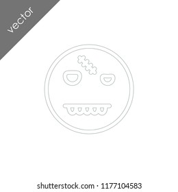 zombie face icon