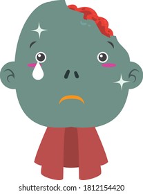 zombie figure with facial gestures