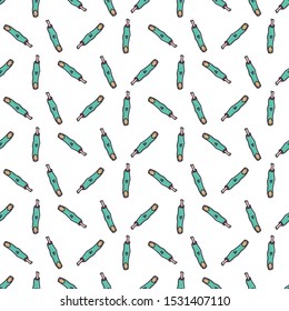 Zombie finger seamless pattern. Halloween party zombie hand concept. Art vector illustration.