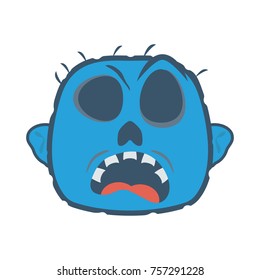 zombie flat icon