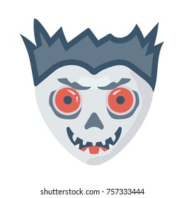  zombie flat icon 