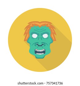  zombie flat icon