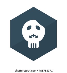  zombie glyph flat 
