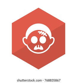  zombie glyph flat