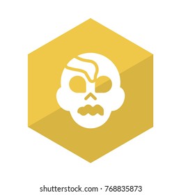  zombie glyph flat