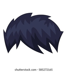 Zombie hairstyle icon. Cartoon illustration of zombie hairstyle vector icon for web