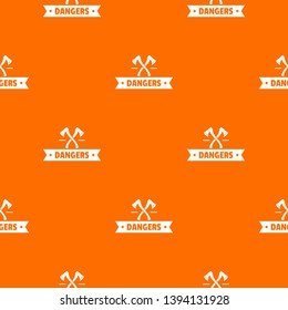 Zombie halloween pattern vector orange for any web design best