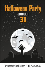 Zombie Halloween Poster 2