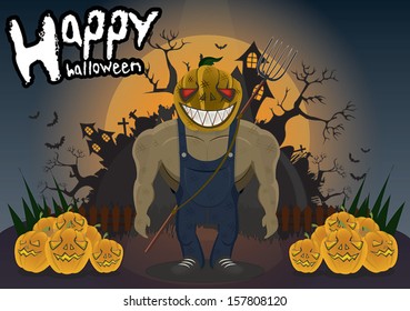 Zombie halloween Vector