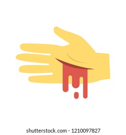zombie   hand  blood 