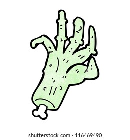 zombie hand cartoon
