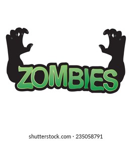 Zombie hand coming out 