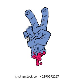 zombie hand design for commercial use