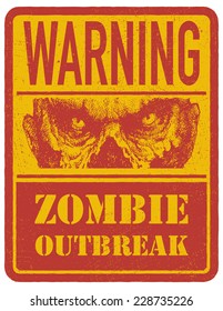 Zombie. Hand drawn. Vector illustration eps 8