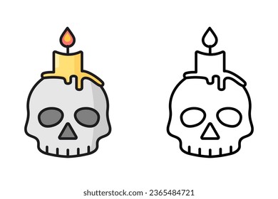 
Zombie hand icon for Halloween party. Undead hand emerging from the grave, halloween, in color lines and line style
isolated on white background.
