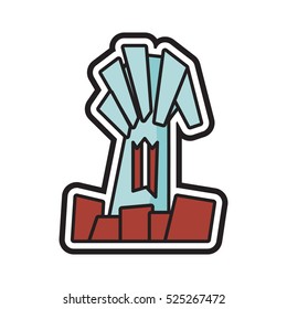 Zombie Hand Logo Design Template