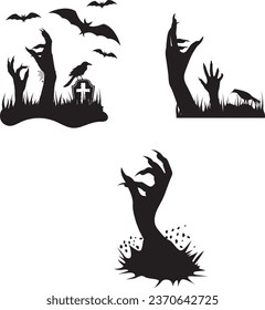 Zombie Hand SVG, Zombie Hands Bundle, Halloween Zombie Hands