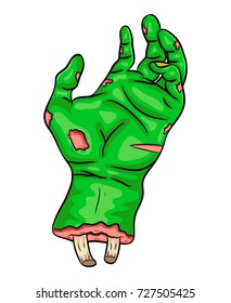 zombie hand vector symbol icon design. Beautiful illustration isolated on white background