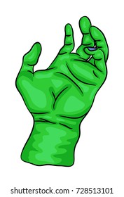 zombie hand vector symbol icon design. Beautiful illustration isolated on white background
