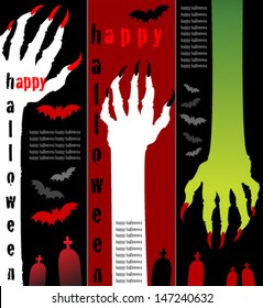 zombie hands banners