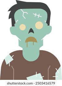 Zombie Icon for Halloween and Horror-Themed Designs