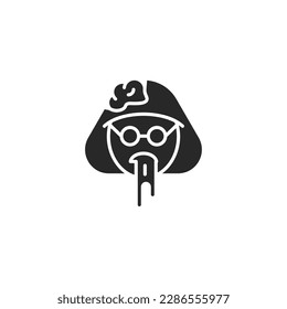 Zombie icon, isolated Zombie sign icon, vector illustration