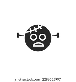 Zombie icon, isolated Zombie sign icon, vector illustration