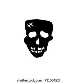 zombie icon on white background