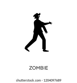 Zombie icon. Zombie symbol design from Fairy tale collection. Simple element vector illustration on white background.