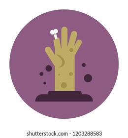 Zombie icons set