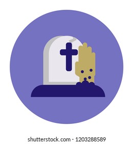 Zombie icons set