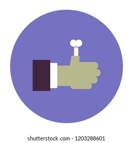 Zombie icons set