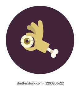 Zombie icons set
