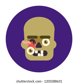 Zombie icons set