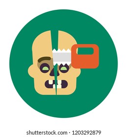 Zombie icons set