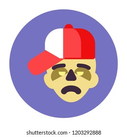 Zombie icons set