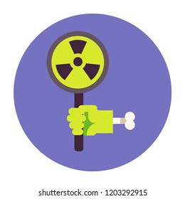 Zombie icons set