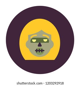 Zombie icons set