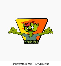 zombie illustration in the vector