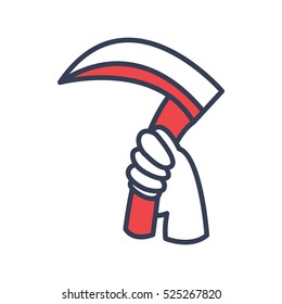 Zombie Knife Logo Design Template