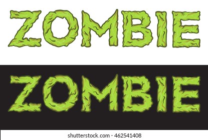 Zombie Letters Vector Clip Art Illustration Stock Vector (Royalty Free ...