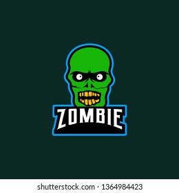 Zombie Logo Character Design Stock Vector (royalty Free) 1364984423 