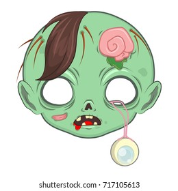 Zombie mask for a series of special occasions