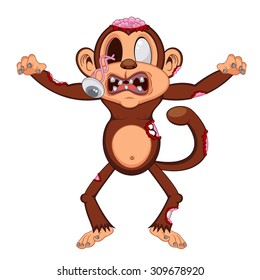 Zombie Monkey Cartoon