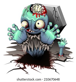 Zombie Monster Cartoon Doll