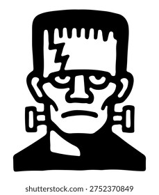 zombie monster dracula frankenstein mummy werewolf design cartoon set	