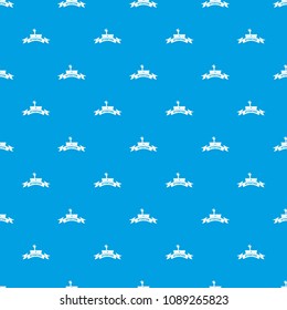 Zombie night pattern vector seamless blue repeat for any use