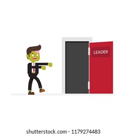 zombie office go to success door