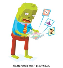 zombie online by using tablet computer edit